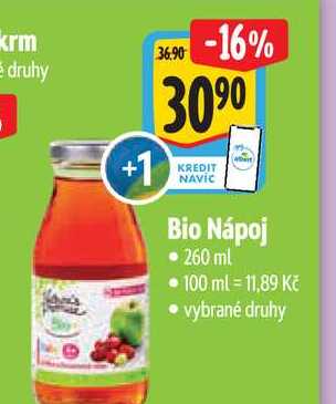 Bio Nápoj 260 ml Albert