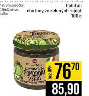 Collitali chutney ze zelených rajčat 100 g 