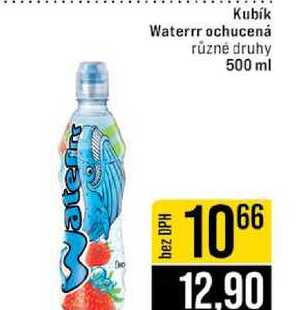 Kubík Waterrr ochucená různé druhy 500 ml 