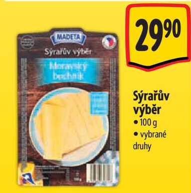 Sýrařův výběr, 100 g