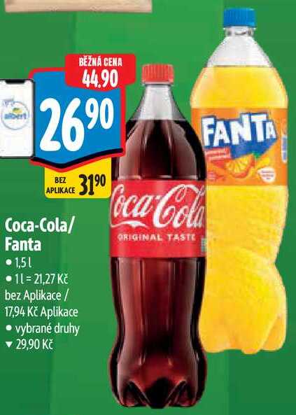 Coca-Cola/Fanta, 1,5 l