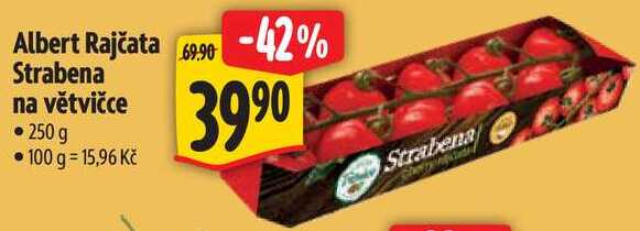 Albert Rajčata Strabena na větvičce, 250 g