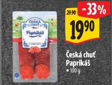 Česká chuť Paprikáš, 100 g