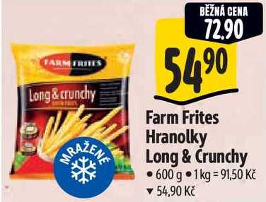 Farm Frites Hranolky Long & Crunchy, 600 g