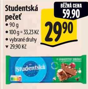 Studentská pečeť, 90 g