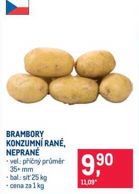 Konzumní brambory 1kg