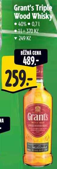 Grant's Triple Wood Whisky, 0,7 l