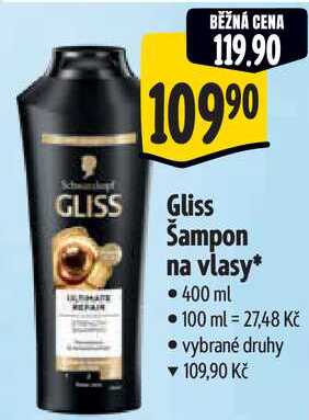 Gliss Šampon na vlasy, 400 ml Albert