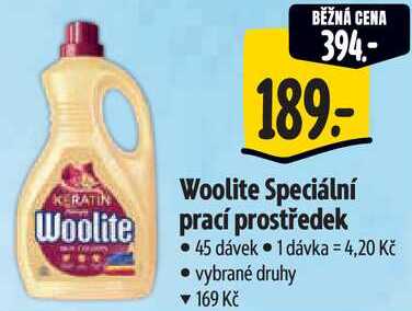 Woolite Speciální Woolite prací prostředek, 45 dávek 