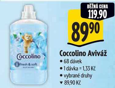 Coccolino Aviváž, 68 dávek
