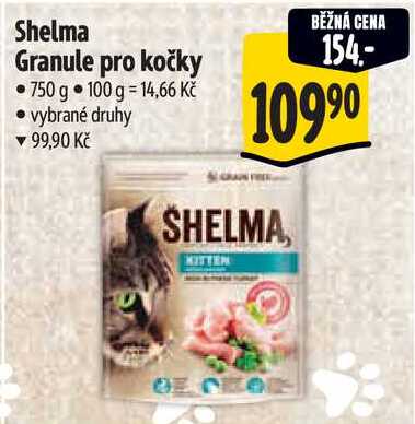 Shelma Granule pro kočky, 750 g