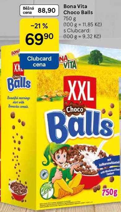 Bona Vita Choco Balls, 750 g