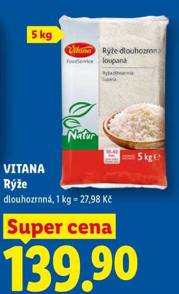 VITANA Rýže, 5 kg