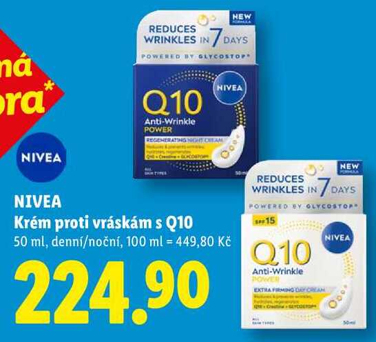 NIVEA Krém proti vráskám s Q10, 50 ml