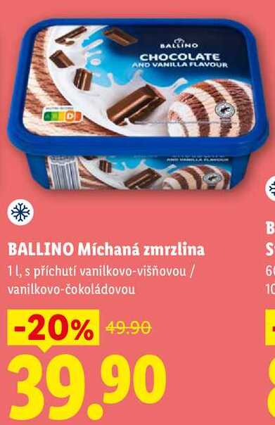BALLINO Míchaná zmrzlina, 1 l