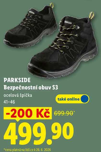 PARKSIDE Bezpečnostní obuv S3