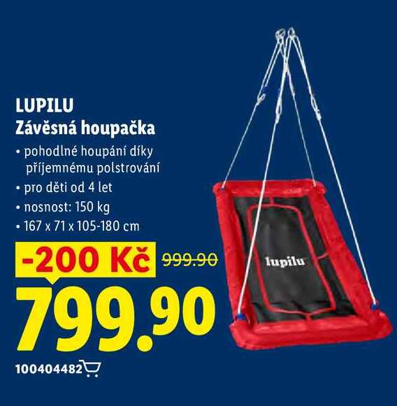 LUPILU Závěsná houpačka 