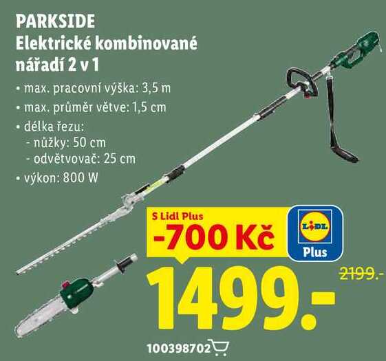PARKSIDE Elektrické kombinované nářadí 2 v 1 