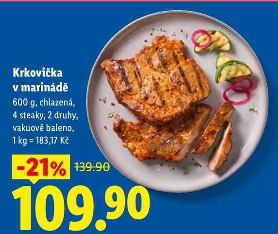 Krkovička v marinádě, 600 g