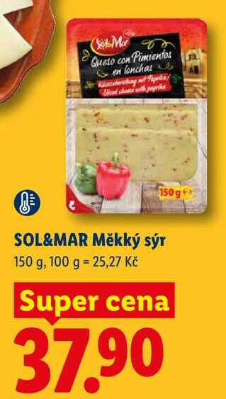 SOL&MAR Měkký sýr, 150 g