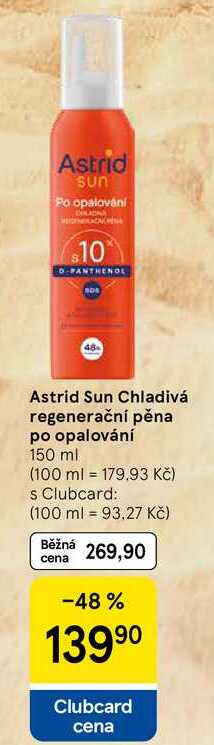 Astrid Sun Chladivá regenerační pěna po opalování, 150 ml