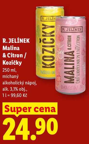 R. JELÍNEK Malina & Citron/Kozičky, 250 ml