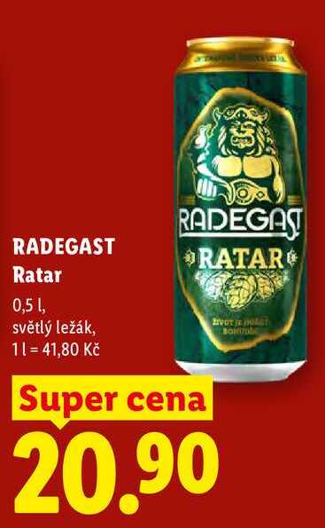 RADEGAS Ratar, 0,5 l