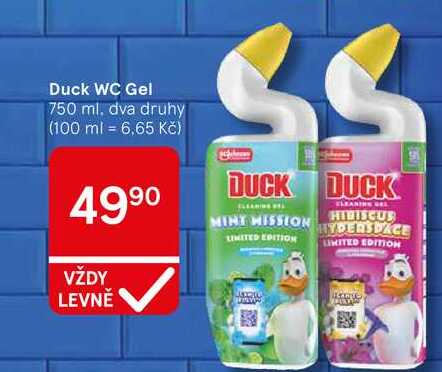 Duck WC Gel, 750 ml Tesco