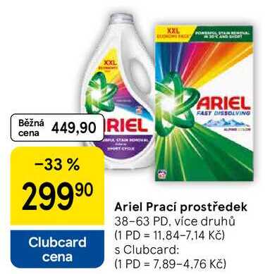 Ariel Prací prostředek, 38-63 PD 
