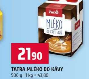 TATRA MLÉKO DO KÁVY 500 g