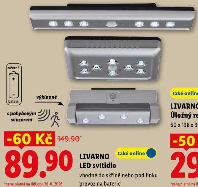 LIVARNO LED svítidlo