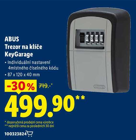 ABUS Trezor na klíče KeyGarage