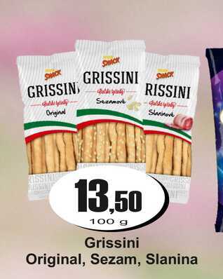 Grissini Original, Sezam, Slanina 100 g