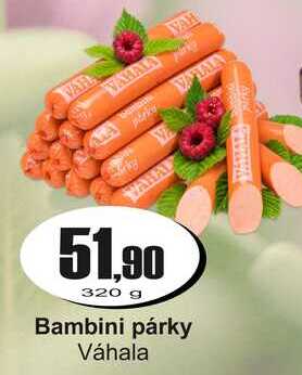 Bambini párky Váhala 320 g