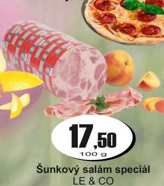 Šunkový salám speciál LE & CO 100 g