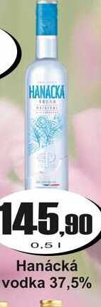 Hanácká vodka 37,5% 0,5 L