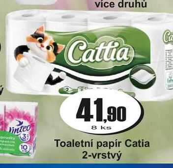 Toaletní papír Catia 2-vrstvý Adam Velkoobchod