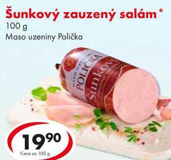 Šunkový zauzený salám, 100 g