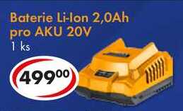 Baterie Li-Ion 2,0Ah pro AKU 20V