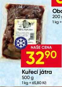 Kuřecí játra 500 g