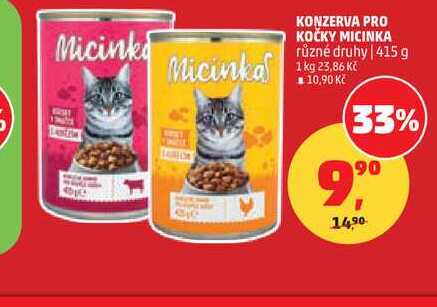 Micinka konzerva pro kočky 415g
