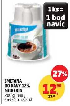 MILKERIA SMETANA DO KÁVY 12% 200 g
