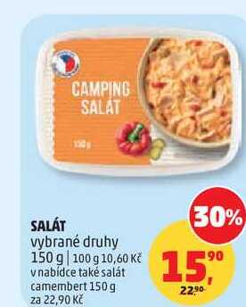 CAMPING SALAT SALÁT vybrané druhy 150 g