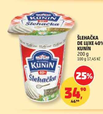 KUNÍN ŠLEHAČKA DE LUXE 40% 200 g