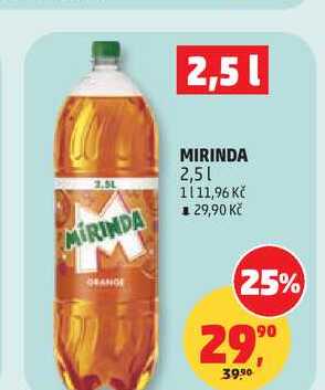 Mirinda Pomeranč 2,5l