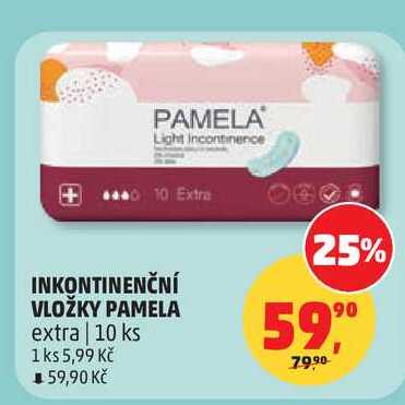 PAMELA VLOŽKY extra 10 ks