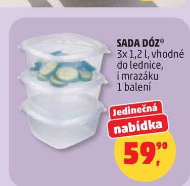 SADA DÓZ 3x 1,2l