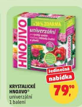 KRYSTALICKÉ HNOJIVO univerzální 1 balení 