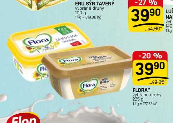 FLORA* vybrané druhy 225 g 