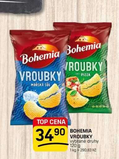 BOHEMIA VROUBKY vybrané druhy 120 g